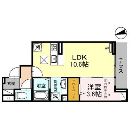 D-RESIDENCE仙波町の物件間取画像